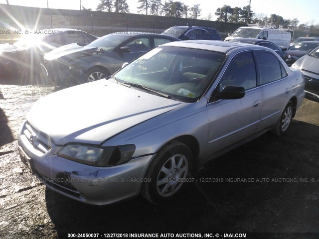 1HGCG66852A176372 - 2002 HONDA ACCORD EX/SE GRAY photo 2