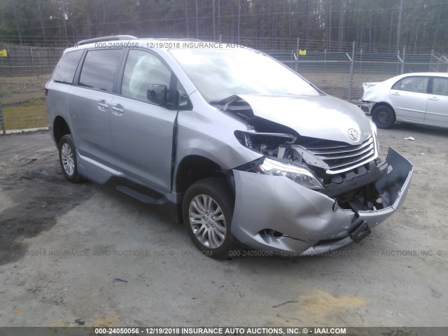 5TDYZ3DC1HS873022 - 2017 TOYOTA SIENNA XLE/LIMITED GRAY photo 1