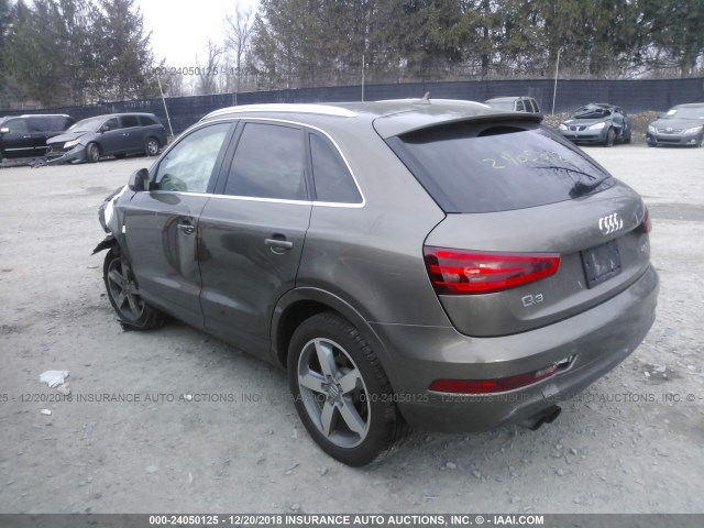 WA1EFCFS7FR011493 - 2015 AUDI Q3 PREMIUM PLUS GRAY photo 3