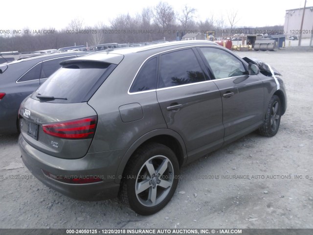 WA1EFCFS7FR011493 - 2015 AUDI Q3 PREMIUM PLUS GRAY photo 4