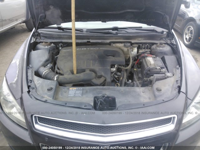 1G1ZA5EU1BF288004 - 2011 CHEVROLET MALIBU LS Grau Foto 10