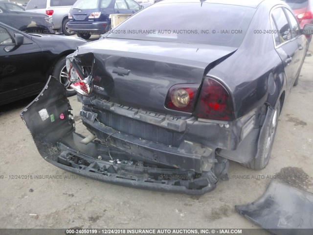 1G1ZA5EU1BF288004 - 2011 CHEVROLET MALIBU LS Grau Foto 6