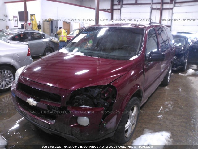 1GNDV23L45D206773 - 2005 CHEVROLET UPLANDER LS MAROON photo 2