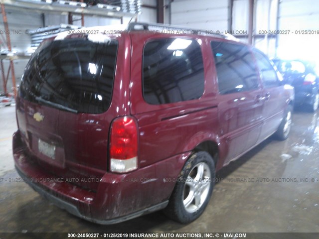 1GNDV23L45D206773 - 2005 CHEVROLET UPLANDER LS MAROON photo 4