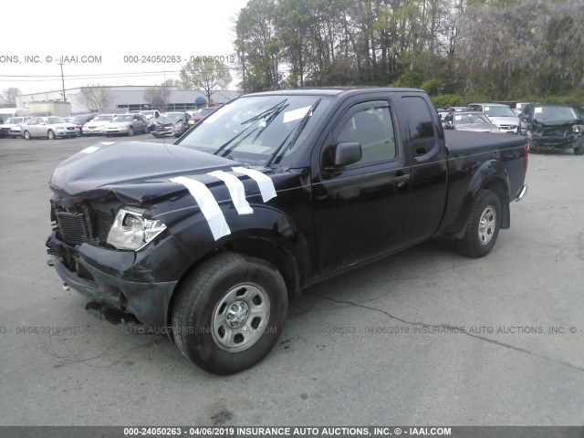 1N6BD0CT8DN718744 - 2013 NISSAN FRONTIER S/SV BLACK photo 2