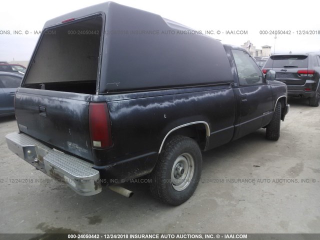 1GTDC14Z4PZ501146 - 1993 GMC SIERRA C1500 BLUE photo 4