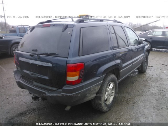 1J4GW48SX4C278476 - 2004 JEEP GRAND CHEROKEE LAREDO/COLUMBIA/FREEDOM 蓝色 照片 4
