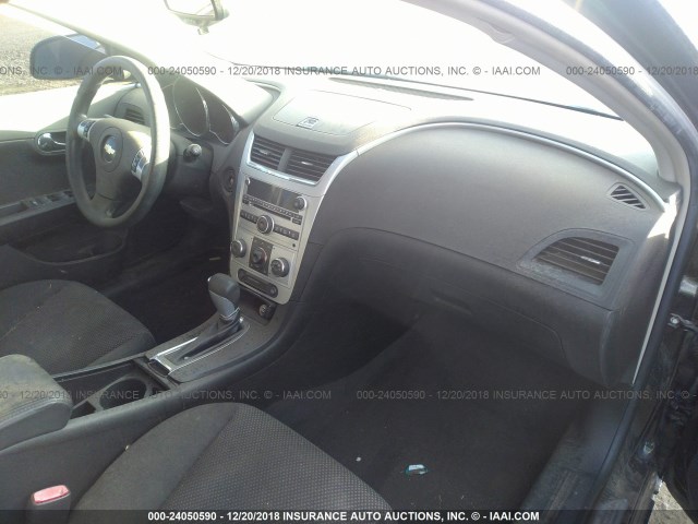 1G1ZH57B184291335 - 2008 CHEVROLET MALIBU 1LT BLACK photo 5