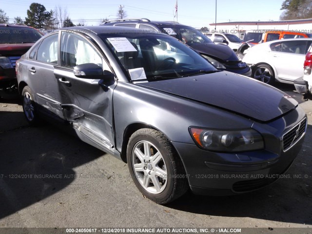 YV1MS382372296885 - 2007 VOLVO S40 2.4I GRAY photo 1