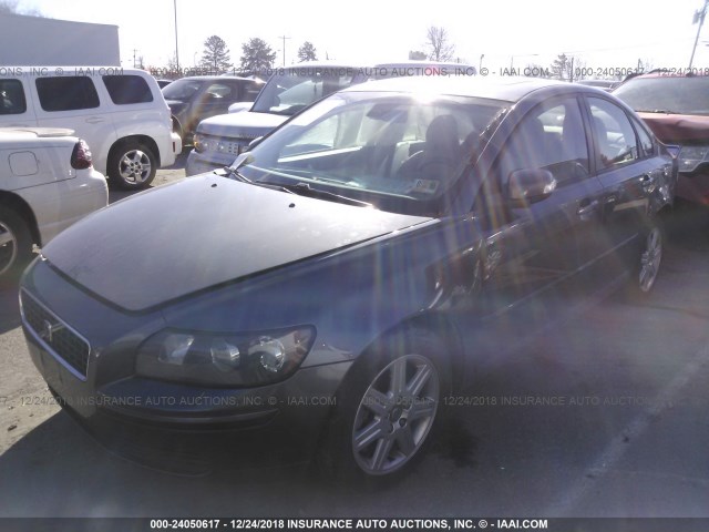 YV1MS382372296885 - 2007 VOLVO S40 2.4I GRAY photo 2