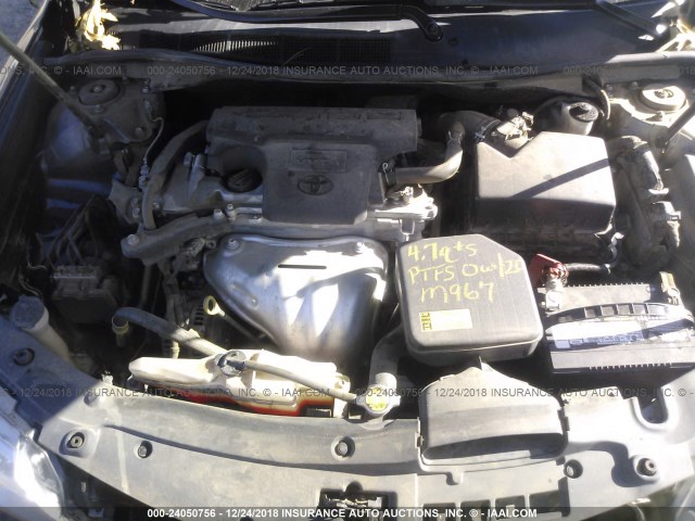 4T1BF1FK5DU215938 - 2013 TOYOTA CAMRY L/SE/LE/XLE 灰色 照片 10