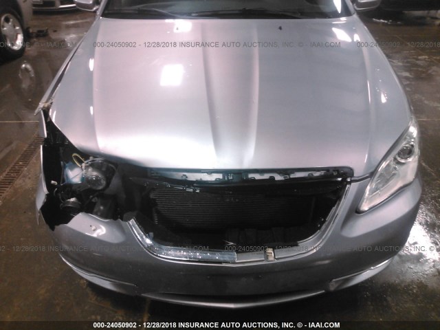 1C3CCBAB2DN723748 - 2013 CHRYSLER 200 LX GRAY photo 6