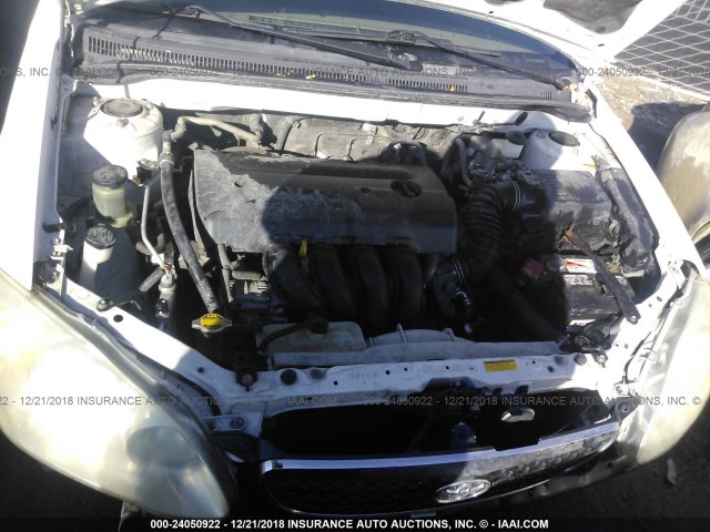 1NXBR32E27Z880674 - 2007 TOYOTA COROLLA CE/LE/S WHITE photo 10