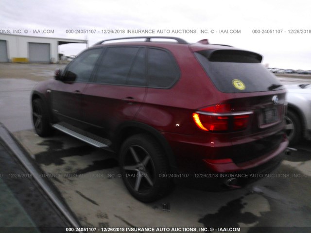 5UXZW0C51CL674625 - 2012 BMW X5 XDRIVE35D Bordo fotoğraf 3