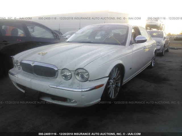 SAJWA79B87SH17947 - 2007 JAGUAR XJ8 L WHITE photo 2