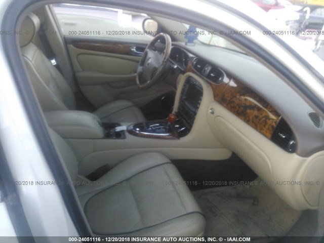 SAJWA79B87SH17947 - 2007 JAGUAR XJ8 L WHITE photo 5