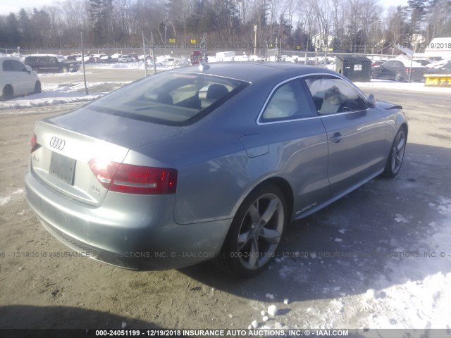 WAU4FAFR4BA019091 - 2011 AUDI A5 PRESTIGE GRAY photo 4