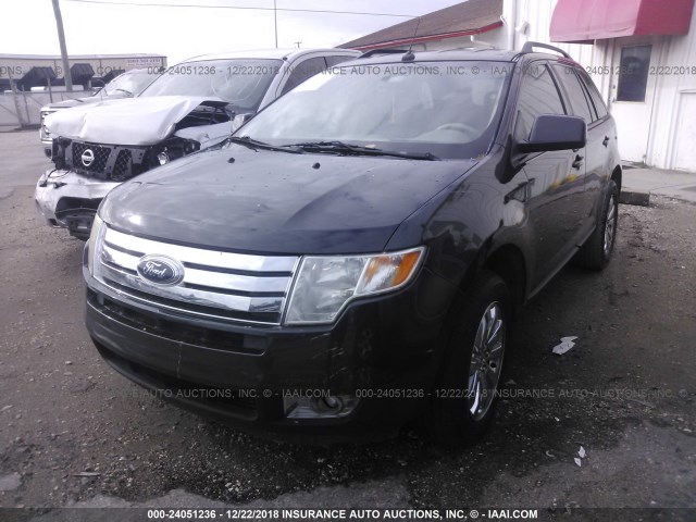 2FMDK38C37BA48138 - 2007 FORD EDGE SEL BLACK photo 6