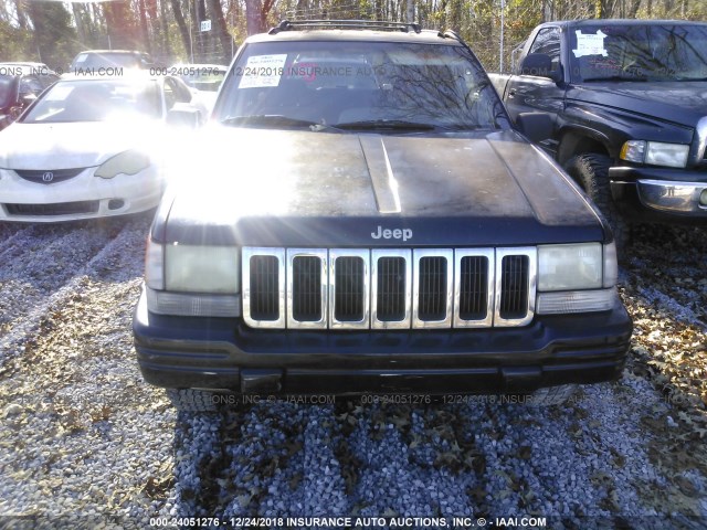 1J4GZ48S7WC350860 - 1998 JEEP GRAND CHEROKEE LAREDO/SPECIAL BLACK photo 6