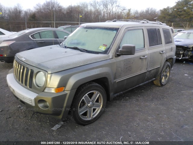 1J8FT48W37D400146 - 2007 JEEP PATRIOT LIMITED BROWN photo 2