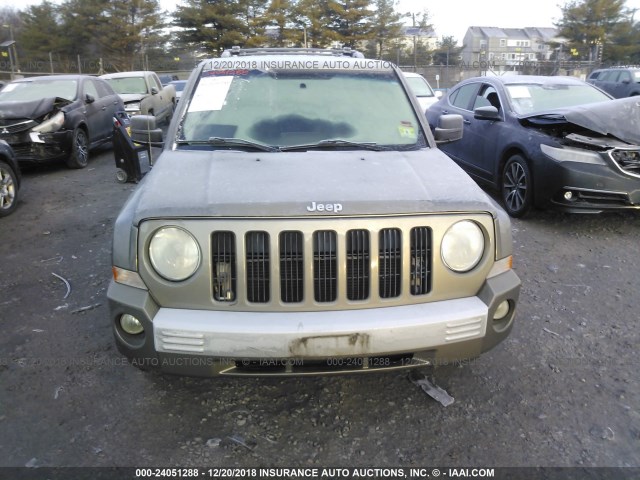 1J8FT48W37D400146 - 2007 JEEP PATRIOT LIMITED BROWN photo 6