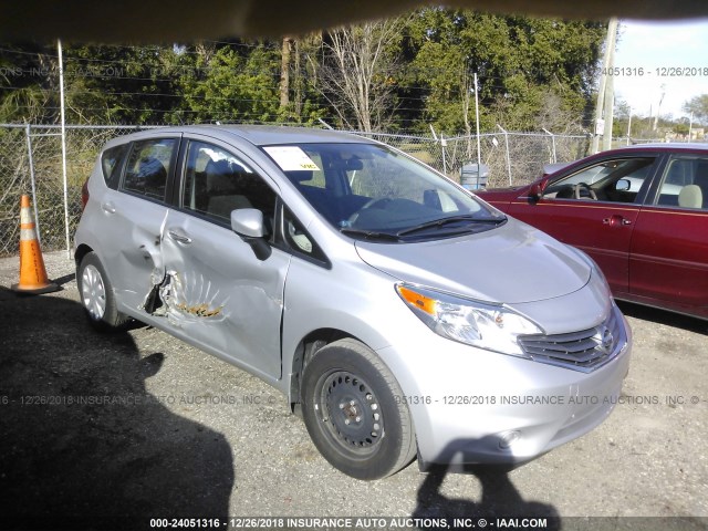 3N1CE2CP9GL390938 - 2016 NISSAN VERSA NOTE S/S PLUS/SV/SL/SR SILVER photo 1