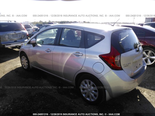 3N1CE2CP9GL390938 - 2016 NISSAN VERSA NOTE S/S PLUS/SV/SL/SR SILVER photo 3