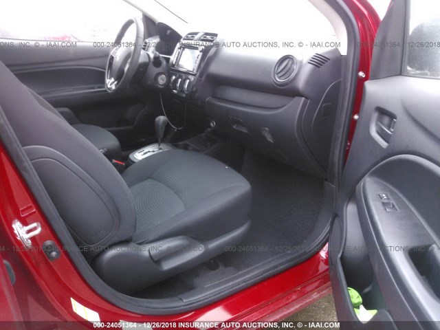 ML32F3FJ7JHF13408 - 2018 MITSUBISHI MIRAGE G4 ES Tünd qırmızı foto 5