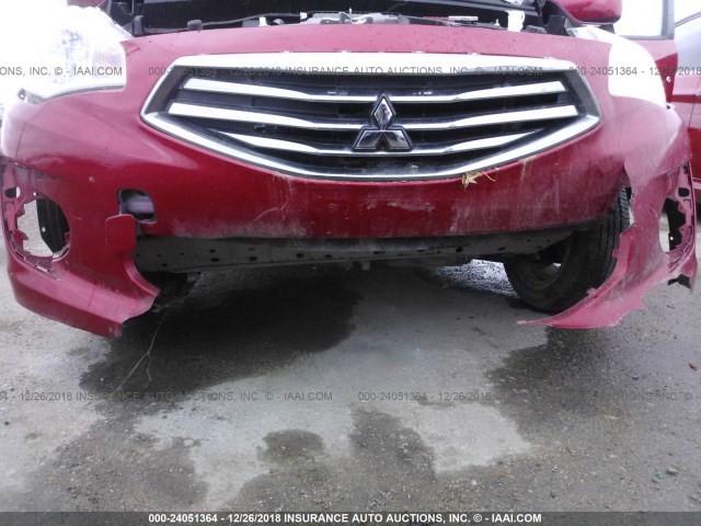 ML32F3FJ7JHF13408 - 2018 MITSUBISHI MIRAGE G4 ES Tünd qırmızı foto 6