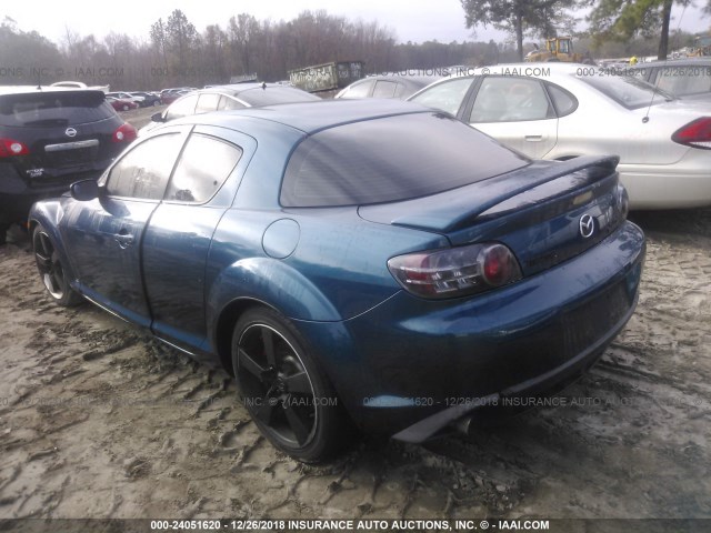 JM1FE173770212468 - 2007 MAZDA RX8 BLUE photo 3