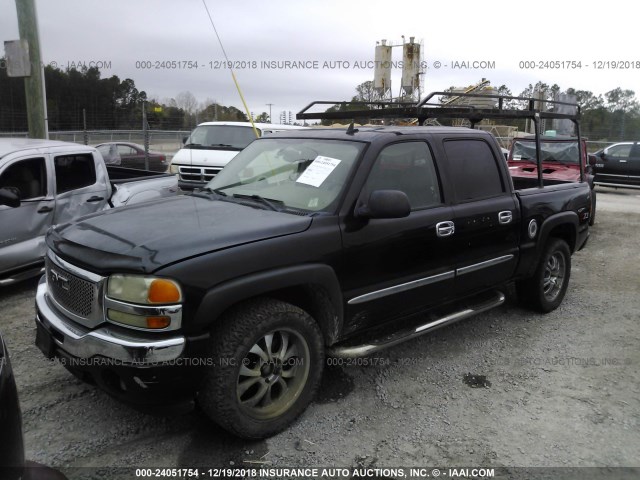 2GTEK13T261246010 - 2006 GMC NEW SIERRA BLACK photo 2