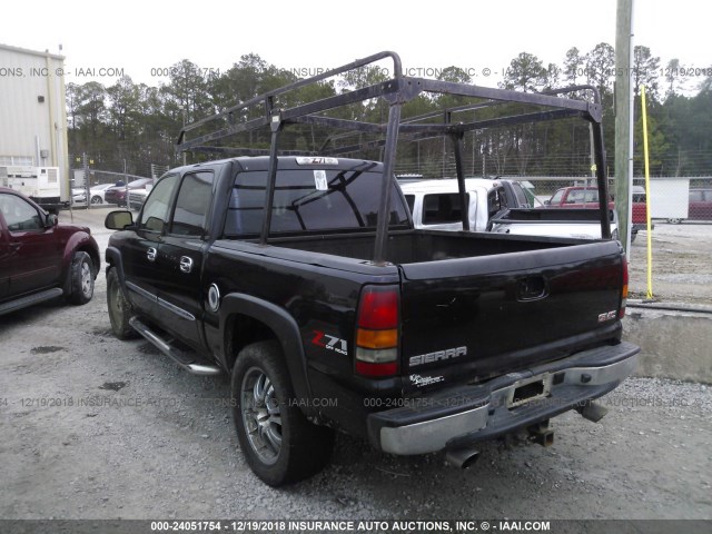 2GTEK13T261246010 - 2006 GMC NEW SIERRA BLACK photo 3