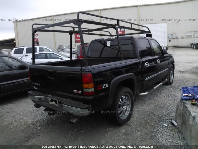 2GTEK13T261246010 - 2006 GMC NEW SIERRA BLACK photo 4