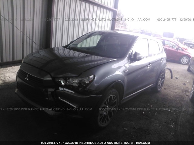 JA4AP3AU7GZ043320 - 2016 MITSUBISHI OUTLANDER SPORT ES/SE GRAY photo 2