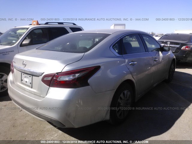 1N4AL3AP0JC477347 - 2018 NISSAN ALTIMA 2.5/S/SV/SL/SR SILVER photo 4