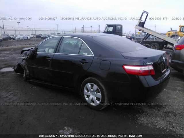 4T1BE46K59U883637 - 2009 TOYOTA CAMRY SE/LE/XLE BLACK photo 3