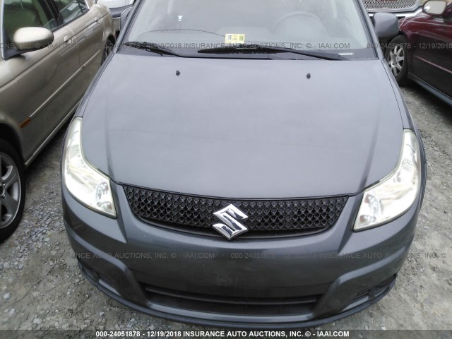 JS2YB5A35B6304238 - 2011 SUZUKI SX4 GRAY photo 6