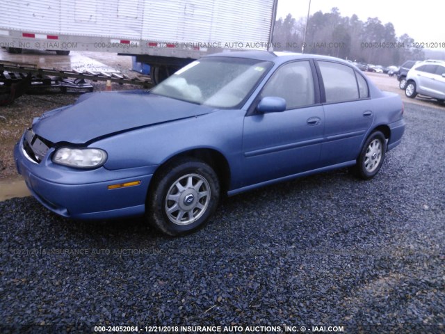 1G1NE52M7WY178463 - 1998 CHEVROLET MALIBU LS Mavi foto 2