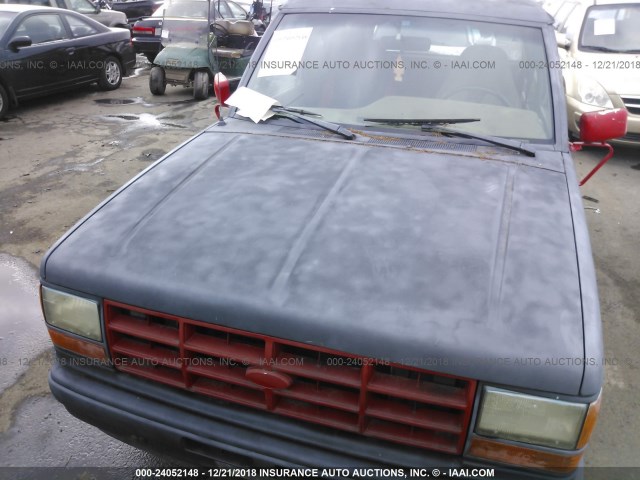 1FMCU14T2KUC32876 - 1989 FORD BRONCO II შავი ფოტო 10