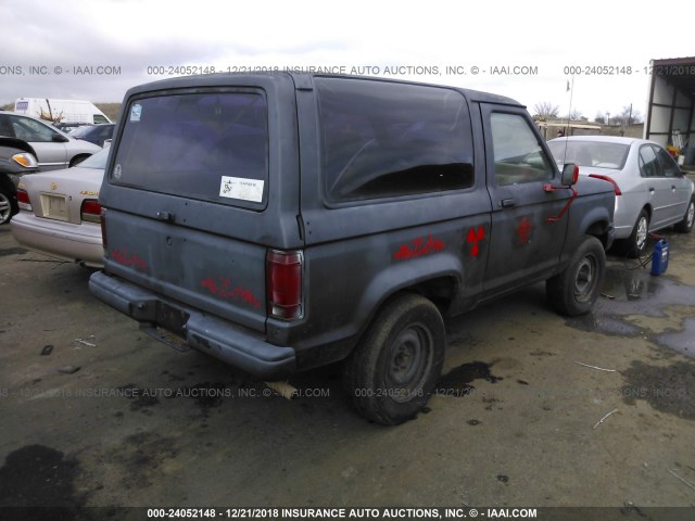 1FMCU14T2KUC32876 - 1989 FORD BRONCO II შავი ფოტო 4