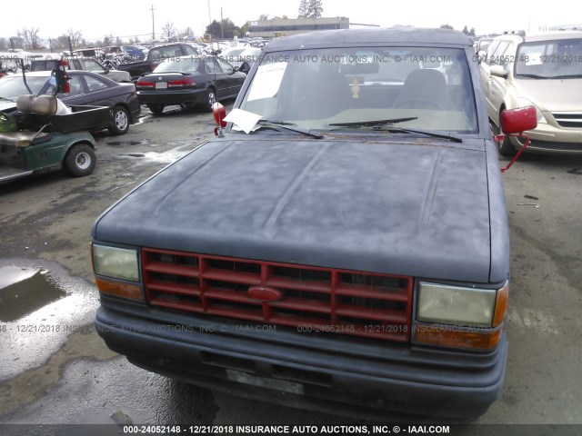 1FMCU14T2KUC32876 - 1989 FORD BRONCO II შავი ფოტო 6