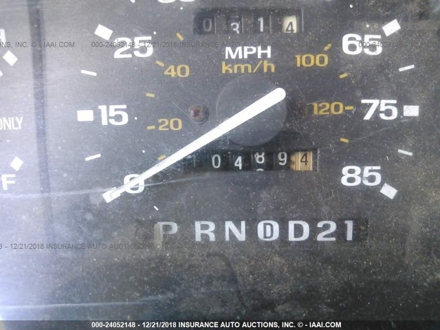 1FMCU14T2KUC32876 - 1989 FORD BRONCO II შავი ფოტო 7