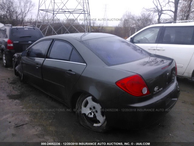 1G2ZF55B864287106 - 2006 PONTIAC G6 SE GRAY photo 3