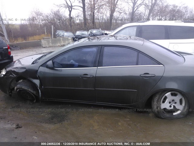 1G2ZF55B864287106 - 2006 PONTIAC G6 SE GRAY photo 6