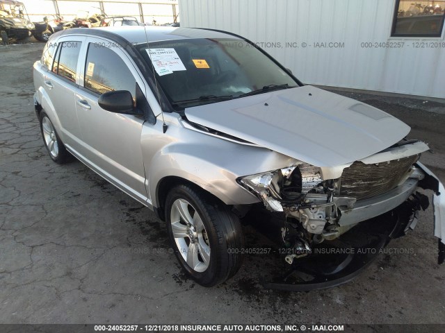 1B3CB4HA9AD559098 - 2010 DODGE CALIBER SXT SILVER photo 1