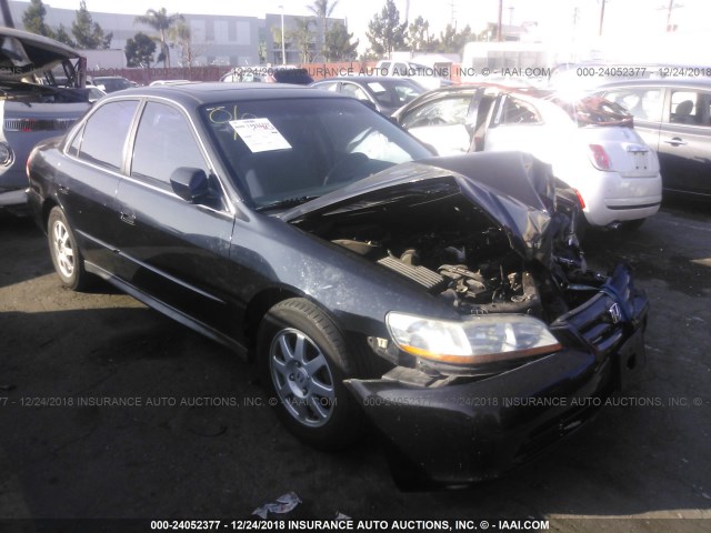 JHMCG66892C010826 - 2002 HONDA ACCORD EX/SE BLACK photo 1