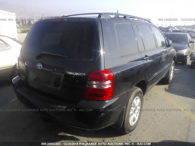 JTEHF21A830145002 - 2003 TOYOTA HIGHLANDER LIMITED BLACK photo 4