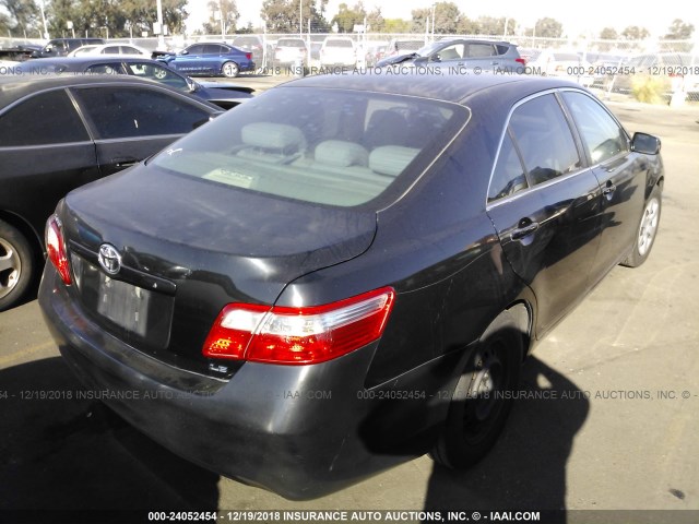 4T1BE46K57U548990 - 2007 TOYOTA CAMRY NEW GENERAT CE/LE/XLE/SE BLACK photo 4