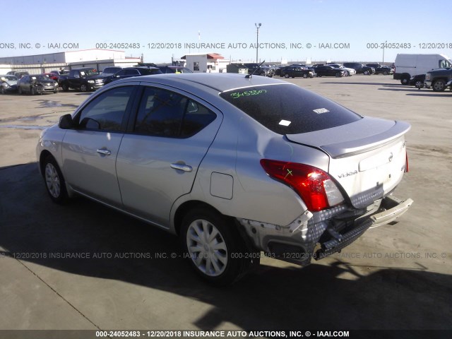 3N1CN7AP9CL921193 - 2012 NISSAN VERSA S/SV/SL SILVER photo 3