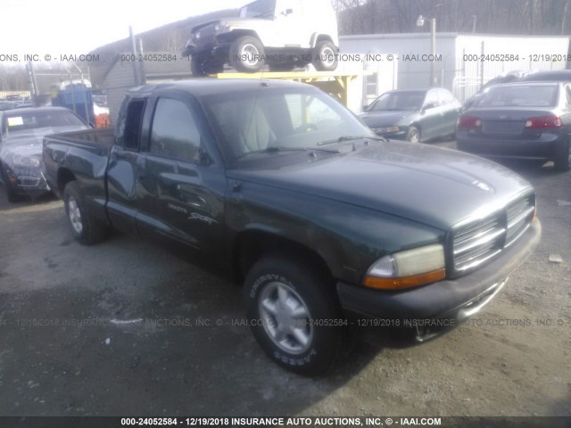 1B7FL22P6XS232723 - 1999 DODGE DAKOTA GREEN photo 1